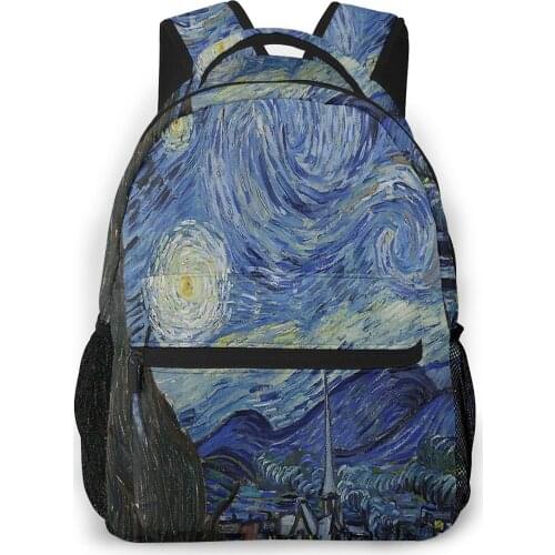 Fashion Backpack Vintage Funny Artwork Pablo Picasso For Girl Teenager Shoulder Bag New Primary School Bag Female Girls boys