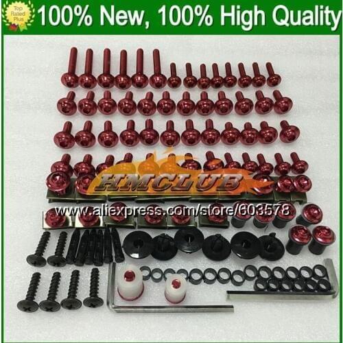 Fairing bolts full screw kit For HONDA CBR600RR 07 08 09 10 CBR600 RR CBR 600 RR 2007 2008 2009 2010 CL112 Nuts bolt screws Nut