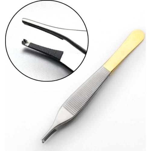 Stainless steel cartilage forceps fine shaping forceps toothed forceps tissue forceps