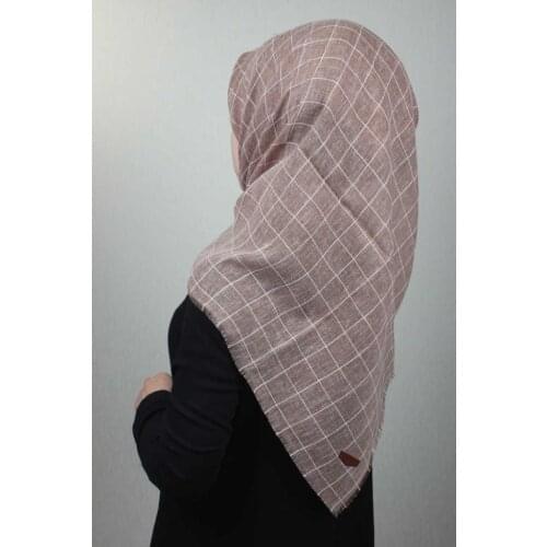 POLOİST PATTERNED MUNICH LINEN SCARF-DESEN-02-RENK-05
