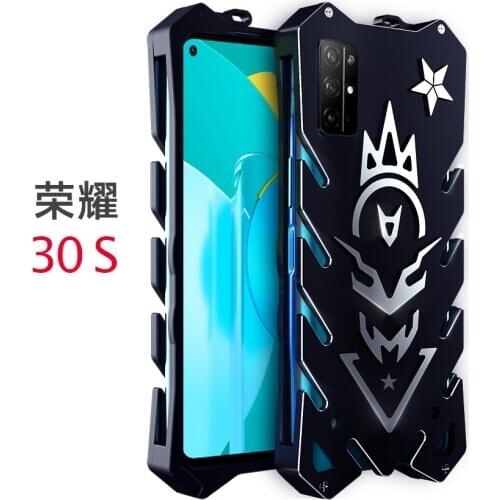 Luxury Heavy Duty Armor Metal Aluminum Back Case For Huawei Honor 30S Honor V30 Pro Honor Play 4T Pro Back Case