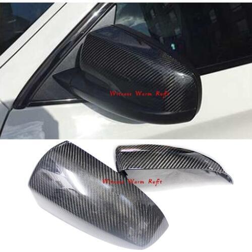 For E70 E71 Car Door Carbon fiber Replacemrnt RearView Mirror Cover Car Styling For BMW X5 E70 X6 E71 2008-2013