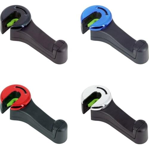 Universal Car Rear Seat Space Saving Hook Double-Head Phone Rack Organizer Hooks Holder Car Headrest Hooks