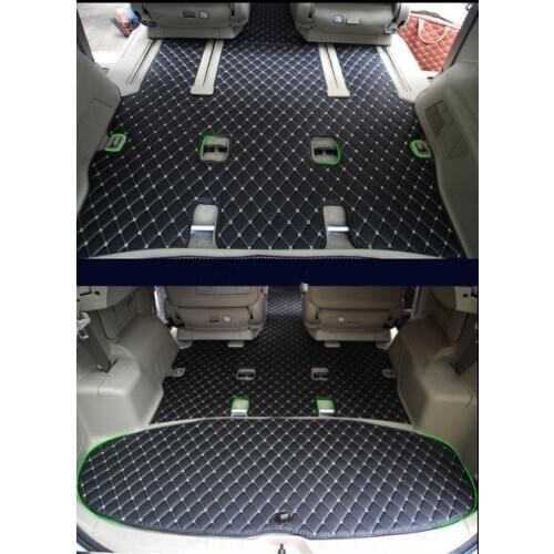 High quality! Custom full set car floor mats for Right hand drive Toyota Noah R60 R70 2013-2001 7 8 seats waterproof car carpets
