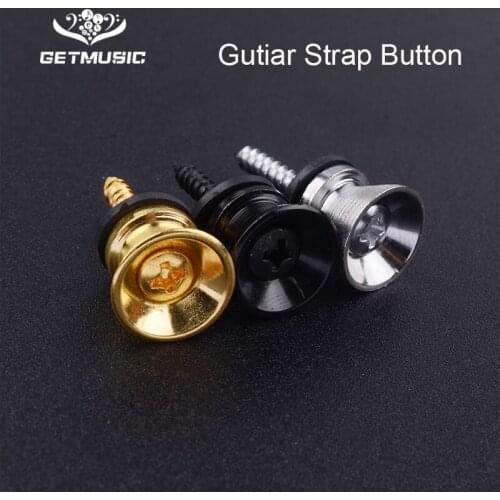 50pcs Guitar Strap Lock Locking Pegs Pin Metal End Strap Button for Acoustic Classical Electric Bass Guitar Ukulele Part