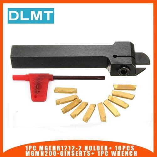 1pc MGEHR1212-2 Lathe Turning Tool Holder Boring Bar+10pcs MGMN200-G Carbide Inserts Blades + 1pcs Wrench hot sale