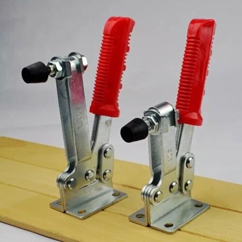 1pcs High quality Toggle Clamp Horizontal Plunger Stroke Metal Push Pull Clamp welding tooling clamping Fast fixture Hand Tool