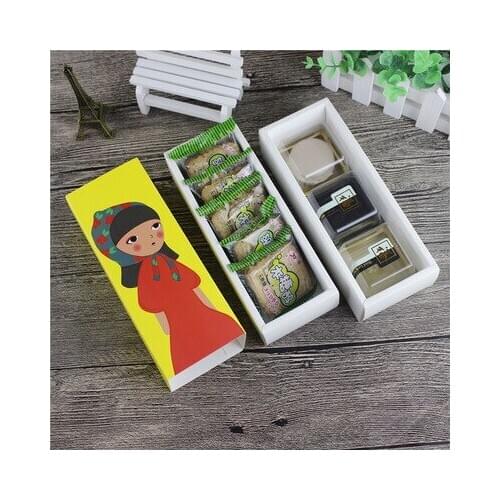 10/30/50pcs Factory wholesale Customized Square Food Grade Boxes With Packaging Macaron Gift box