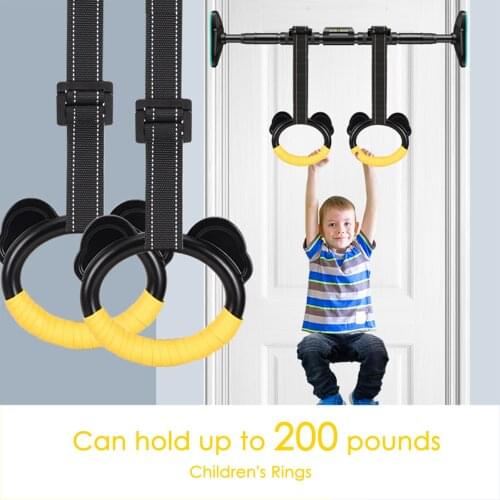 2021 Gymnastiek Ringen Voor Kinderen Gym Ring Met Verstelbare Bandjes Gespen Indoor Fitness Thuis Speeltuin Gym Pull-Up Ordinary