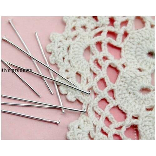 30mm 200pcs Silver Mixed Metal Color Eye Head Pin Needles Beads Supplies for Jewelry Making Accessories Earring Findings Diy s3e