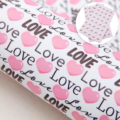 David accessories 20*33cm Valentines Day Faux Synthetic Leather For Hair Bow Projects DIY Handmade Materials,c10165