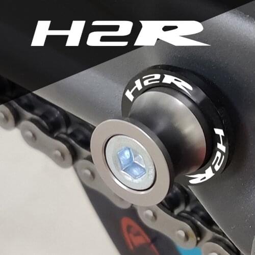 For Kawasaki Ninja H2R 2013 2014 2015 2016-2021 Motorcycle Accessories Aluminum Motorcycle Swingarm Spools Slider Stand Screw