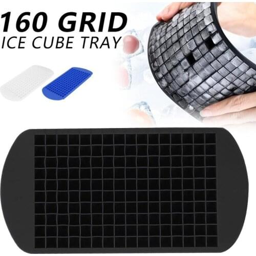 160 Grid Ice Cube Tray Honeycomb Ice Cube Mold Food Grade Flexible Silicone Ice Molds For Whiskey Cocktail ice cube mold