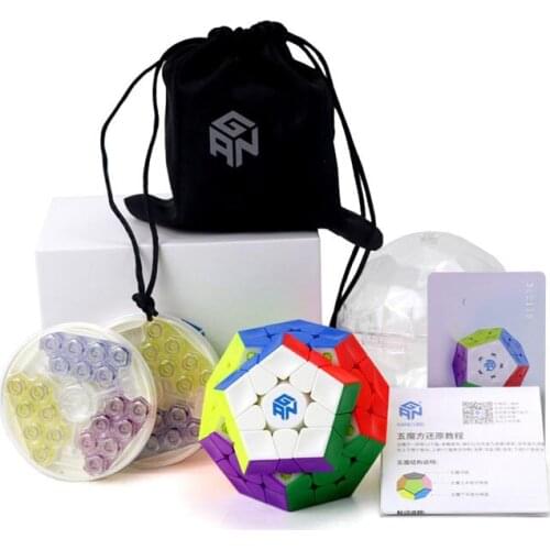 GAN megaminxeds cubes GAN puzzle magic cubes 12-sides professional competition magnetic cube 3x3 speed cube GAN cubo magico toys