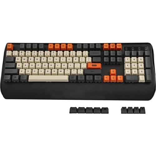 OEM Profile 108 87 61 Key Carbon Dye Sub Mac Thick PBT GK61 Keycaps For Mechanical Keyboard GK61X GK61XS TKL GK87 GK87S 60% DIY