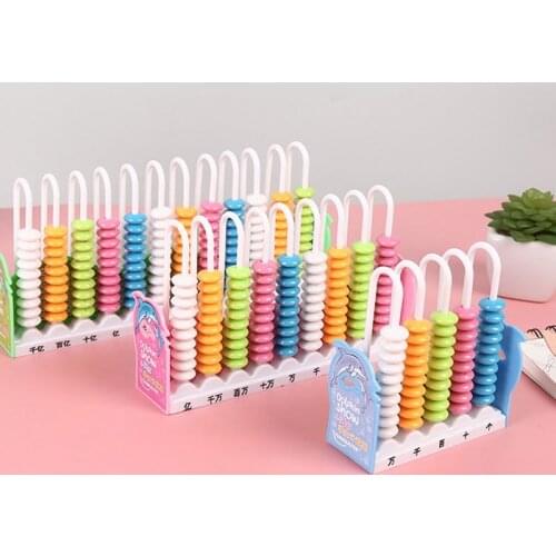 Creative cartoon 5 line counter children learning number puzzle teaching materials equipment student educational toys gift