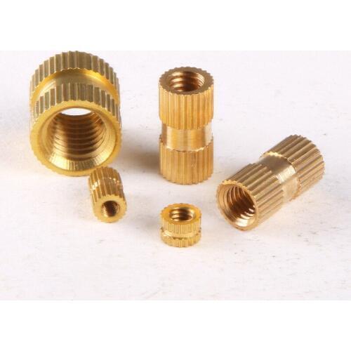 30PCS High Quality Low Price Brass Knurled Nuts Insert Embedded Nuts M3*6*5 GB809