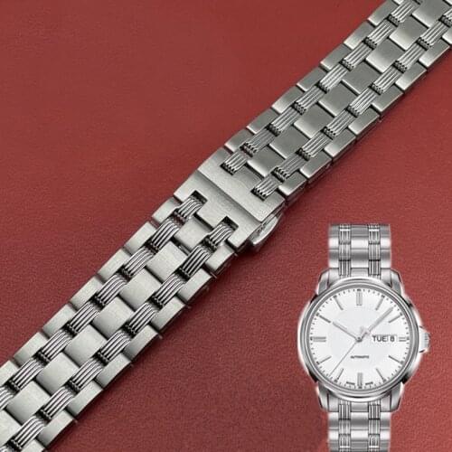 Metal Watchbands For Tissot 1853 LE LOCLE T065 430a Men Strap Watch Accessories Stainless Steel Watch Band Watch Bracelet Chain