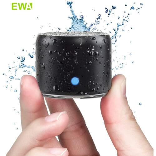 EWA Bluetooth Speaker IP67 Waterproof Mini Wireless Portable Speakers A106Pro Column with Case Bass Radiator for Outdoors Home