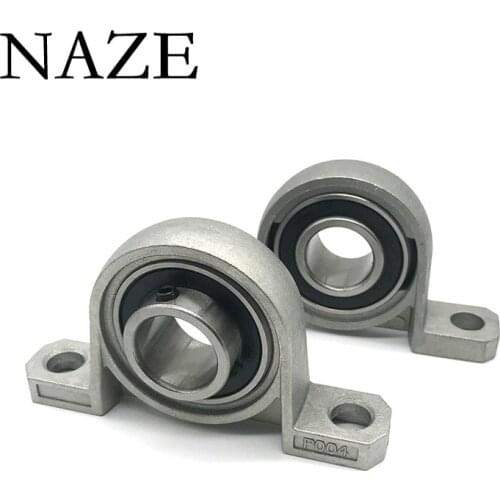 NAZE 2pcs KP003 17mm Miniature Zinc Alloy Insert Linear Bearing Shaft Support CNC Part Vertical Seat of Mechanical Shaft