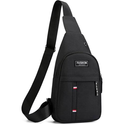 Men Fashion Multifunction Shoulder Bag Crossbody Bag On Shoulder Travel Sling Bag Pack Messenger Pack Chest Bag For Male