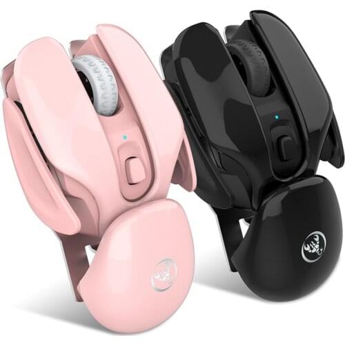 Rechargeable Wireless Mouse Silent Click Design Mice USB Wireless Mouse for Laptop Notebook Desktop 1600dpi Adjustable