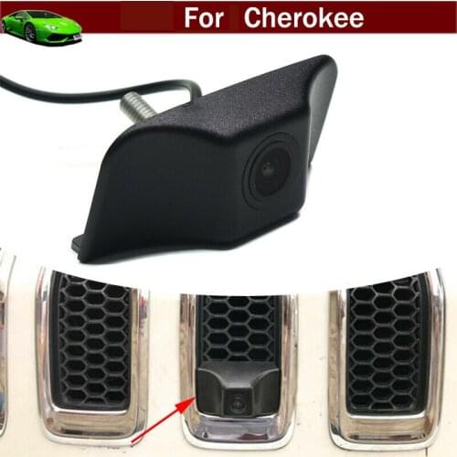 NEW-Car Front View Camera Front Logo Emblem Camera for Jeep Cherokee 2014-2021