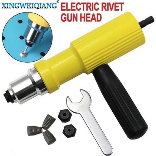New Electric Rivet Nut Gun Riveting Tool Cordless Riveting Drill Adaptor Insert Nut Tool Riveting Drill Adapter