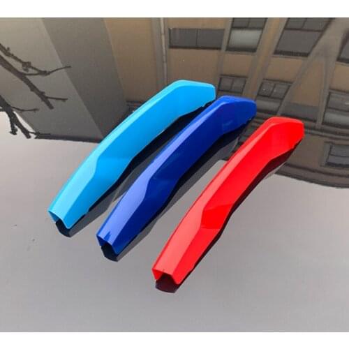 Suitable for BMW new X5 three-color buckle in the net patch exterior trim strip 30i40i body decoration modification