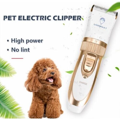 Professional Pet Clippers Dog Cat Hair Grooming Trimmers Cat Hair Cutter Machine Shaver Rechargeable Electric Scissor Clippers