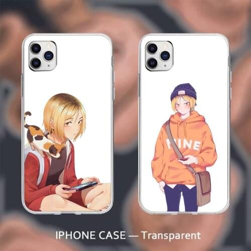 Kenma Kozume of Haikyuu Phone Case Transparent for iPhone 6 7 8 11 12 s mini pro X XS XR MAX Plus cover funda shell