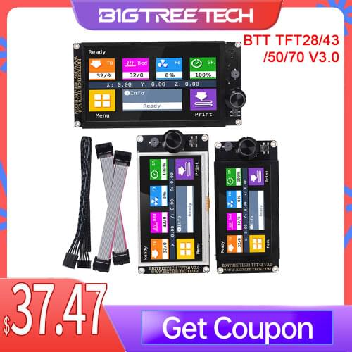BIGTREETECH TFT43 TFT50 TFT70 V3.0 Touch Screen Display WIFI For SKR V1.3 V1.4 MINI E3 ender 3 3D Printer Parts MKS TFT35 E3 V3