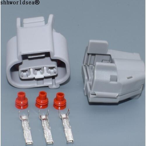 Shhworldsea 3 Pin 2.2mm Automotive Speed Sensor Plug Waterproof Cable Connector Socket For Toyota
