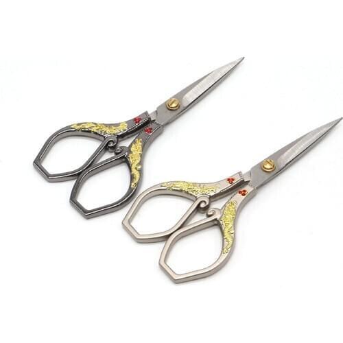 Retro Scissors Antique Vintage Scissors Thread Embroidery Scissors Sewing Supplies Stainless Steel Scissors Tailor Scissors Tool