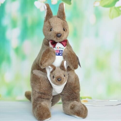 High quality goods cute kangaroo 50cm plush toy kangaroo doll birthday gift d932