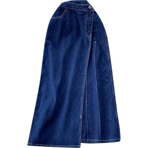 WIGADFHK Denim Skirts For Women