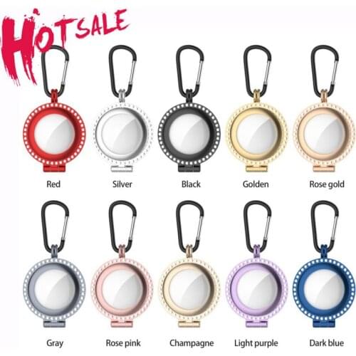 Protector Cover With Keychain For AirTags Shockproof Anti-Scratch Anti-Fall Sleeve Protective Leather Case Shell For Airtag