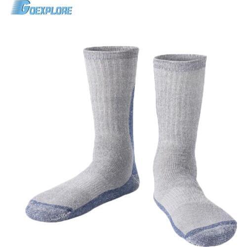 Goexplore Skiing Socks Women 85% Wool Winter Outdoor Breathable Quick Dry Moisture Hiking Cycling Sport Snowboard Sockes Men
