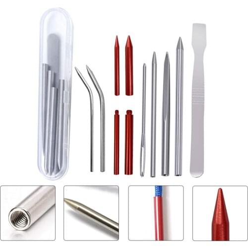 1 Set/10pcs DIY Paracord Braiding Tools Bracelet Stitching Needles Knitting Kits