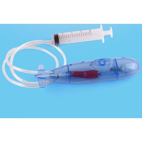 1 Set Educational Toy Intelligence Development Simple Operation Plastic Submarine Handmade Toy for Kids