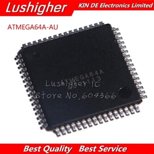 5pcs ATMEGA64A-AU TQFP64 ATMEGA64A TQFP64