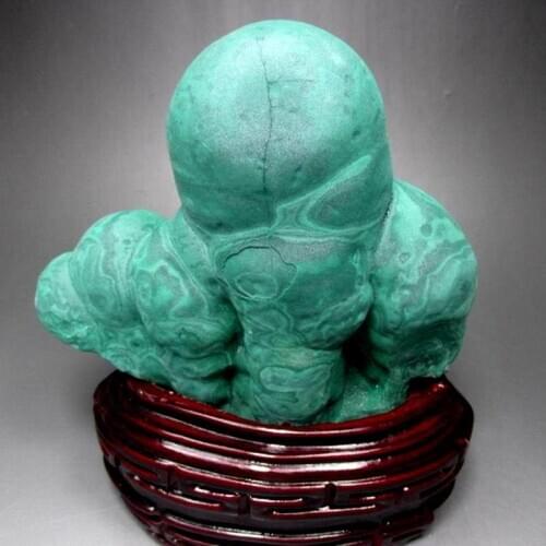 2609g Botryoidal Malachite Stalactite - crystals and stones healing Mineral specimen Home Decor feng shui decoration