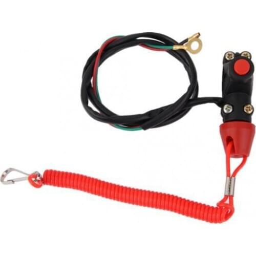 2x Motorcycle Boat Outboard Engine ATV Kill Stop Switch Safety Tether Lanyard