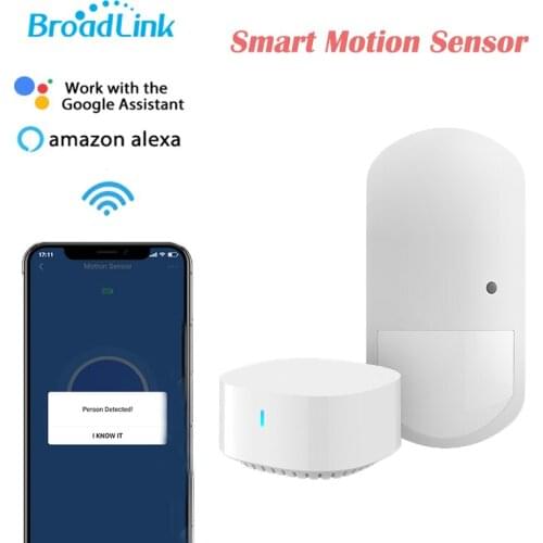 Broadlink Wifi S3 Smart Motion Sensor Hub APP Alarm Push Sensor Automation Support Alexa Google Home IFTTT Security Protection
