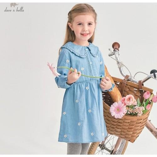 Повседневные платья для девочек DAVE＆BELLA China At AliExpress