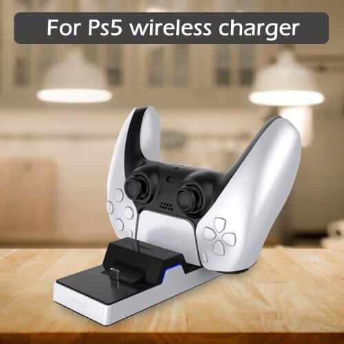 Dual Charger For PS5 Wireless Controller Type-C Charging Cradle Dock Station For Sony PlayStation5 Joystick Gamepad