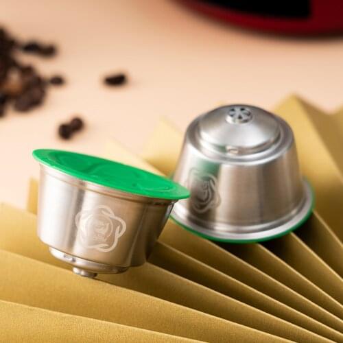 Icafilas Capsulas De Cafe Recargables for Dolce Gusto Nescafe Reusable Coffee Filter Cafetera Stainless Steel Rich Crema Pod