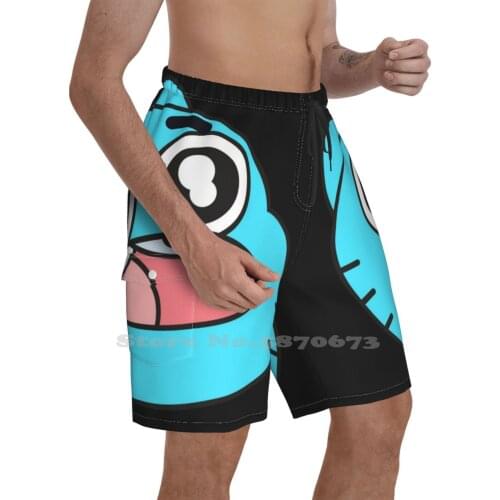 Gumball Summer Pants Casual Shorts Male Streetwear Gumball Watterson Gumball Theamazingworldofgumball Amazing World Of Gumball