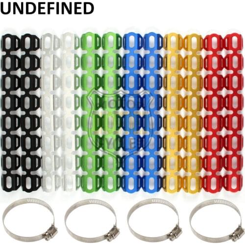 Motorcycle Exhaust Pipe Header Wrap Aluminum Heat Shield Guard Cover for BMW F650GS F700GS F800GS 2013 2014 2015 2016 2017