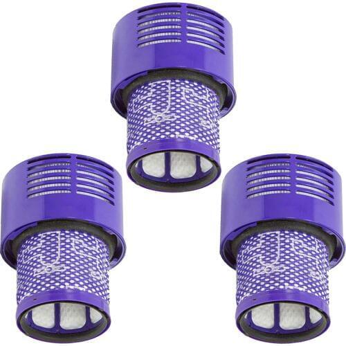 Washable Filter Unit For Dyson V10 Sv12 Cyclone Animal Absolute Total Clean Vacuum Cleaner (Pack Of 3)